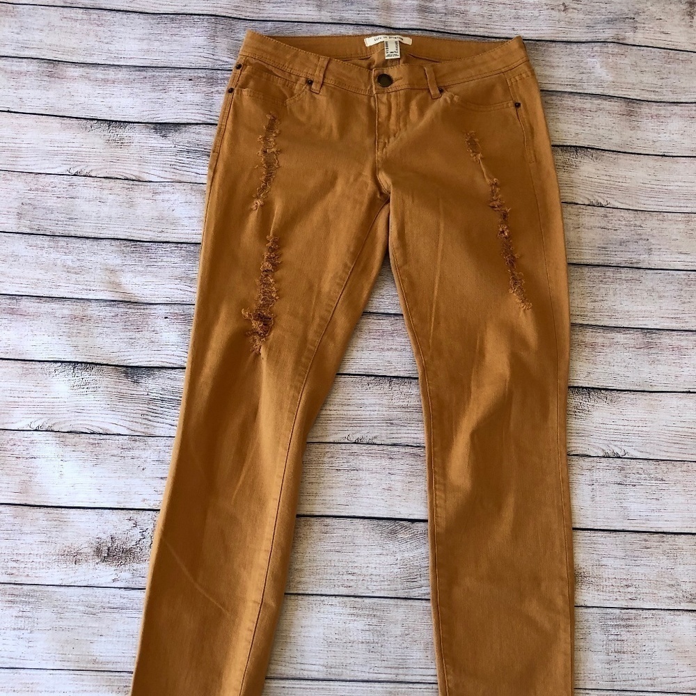 life in Progress Distressed Skinny Jeans Size 28